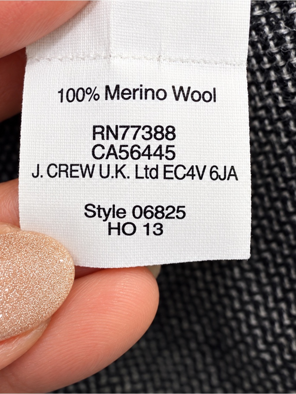 J.Crew 100% Merino Wool Fair Isle Nordic Sweater Black Red Ivory M geometric - Picture 7 of 7